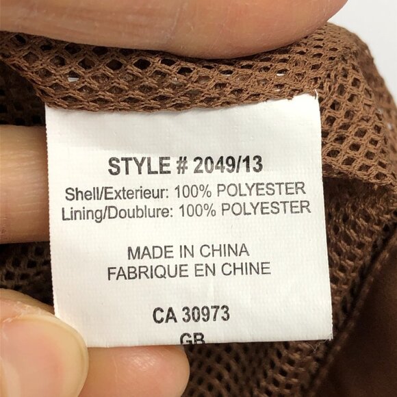 Onyx Copper Bronze Full Zip up Vest size L - Picture 9 of 16